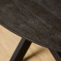 Eettafel Brandy ovaal 180 cm - zwart
