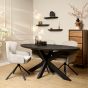 Eettafel Brandy ovaal 180 cm - zwart