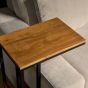 Slider bijzettafel hoog - naturel