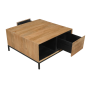 Salontafel RichWood 80 cm - naturel