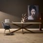 Eettafel Madison 280 cm Deens Ovaal - zand/brons
