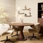Lima eettafel rond ø130 cm - bruin