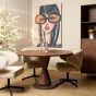 Lima eettafel rond ø130 cm - bruin