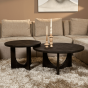 Salontafel Guus - zwart - 80 cm