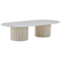 Tony eettafel travertin - beige