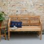 Stations tuinbank teakhout 130 cm - OUTLET