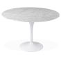 Tulp tafel onderstel voor rond blad | wit mat