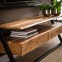 Leona tv-meubel acaciahout 2L 140 cm van het woonmerk Fraaai