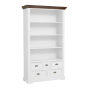 Fleur boekenkast - 111 cm - wit