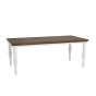 Fleur eettafel - 180 cm sierpoot - wit