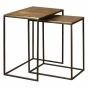 Renew Iron bijzettafel set vanaf 44 cm - brons