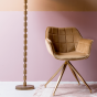 Eetkamerstoel Jaimy karamel/goud van het woonmerk Light & Living