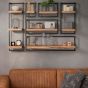 Woody metaal wandplank 40 cm