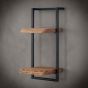 Woody metaal wandplank 30x65 cm - OUTLET B