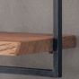 Woody metaal wandplank 40 cm
