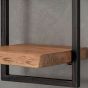 Woody metaal wandplank 30 cm - OUTLET B