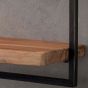 Woody metaal wandplank 65 cm