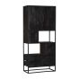 Vakkenkast Denver - 90 cm - zwart