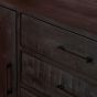 Dressoir Denver - 165 cm - zwart