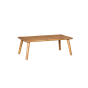 Rechthoekige salontafel Omaha - 130 cm - naturel