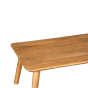Rechthoekige salontafel Omaha - 130 cm - naturel
