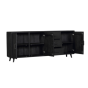 Dressoir Omaha - 220 cm - zwart
