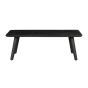 Rechthoekige salontafel Omaha - 130 cm - zwart