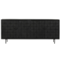 Dressoir Brandy - 220 cm - zwart