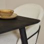 Rechthoekige eettafel Omaha - 180 cm - zwart