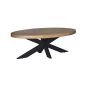 Salontafel Denver 130 cm ovaal - naturel