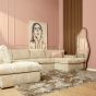 MySofa Teddy U-bank rib - beige