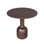 Bijzettafel Donna Ø50 cm - donkerbruin
