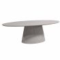 Eettafel Solana 240 cm ovaal - taupe