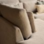 Jesse 2,5-zitsbank ottomane rechts - beige