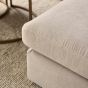 Jesse 2,5-zitsbank ottomane rechts - beige