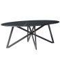 Marble eettafel ovaal 200 cm marmer web van het woonmerk Livingfurn