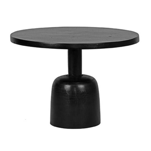 Wink salontafel zwart metaal 70 cm