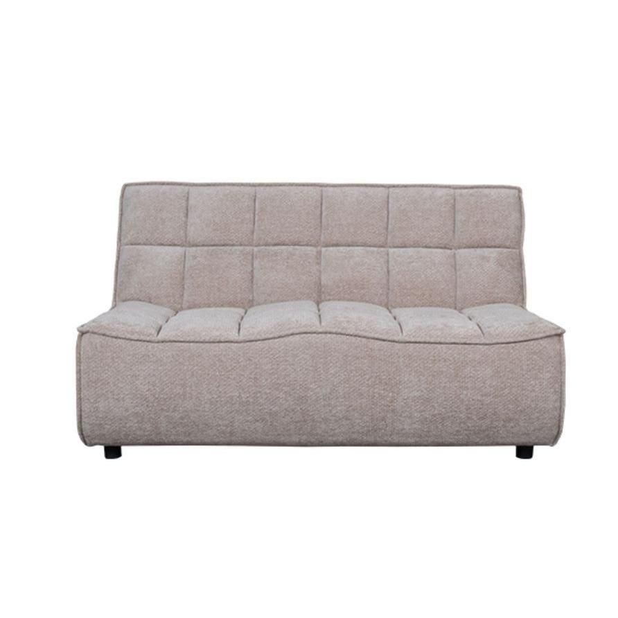 Label51 Albero 2-zitsbank 140x92x81 cm - clay elite/zwart hout