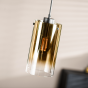 Jalama hanglamp glas goud 4L 120 cm van het woonmerk Vurna