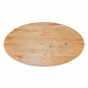 Zurich ovaal tafelblad 200x100x3.8 acaciahout naturel van het woonmerk HSM Collection