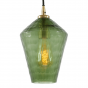 Delila hanglamp Ø18x27 cm groen/goud van het woonmerk Light&Living