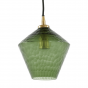 Delila hanglamp Ø20x22 cm groen/goud van het woonmerk Light&Living