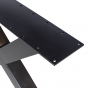 Tablo onderstel X-poot outdoor metaal zwart (1 stuks) van het woonmerk Woood