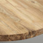 Ravena ovaal tafelblad 260x120x4 teak naturel van het woonmerk HSM Collection