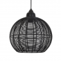 Milla hanglamp Ø32x32,5 cm mat zwart van het woonmerk Light&Living