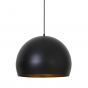 Jaicey hanglamp Ø45x32,5 cm mat zwart/goud van het woonmerk Light&Living