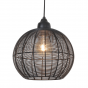 Milla hanglamp Ø32x32,5 cm mat zwart van het woonmerk Light&Living