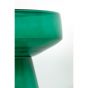 Dakwa ronde bijzettafel Ø37 cm - glas - groen