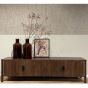 Beaunan tv-meubel 210 cm - hout - bruin