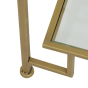 Sutera sidetable 120x35x80 cm glas helder/goud van het woonmerk Light&Living